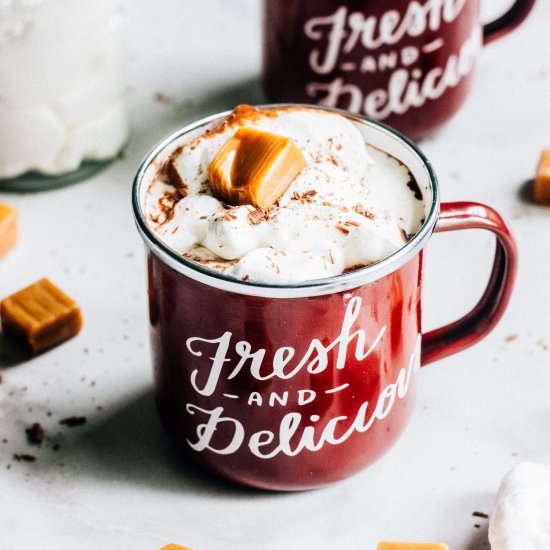 Salted Caramel Hot Chocolate