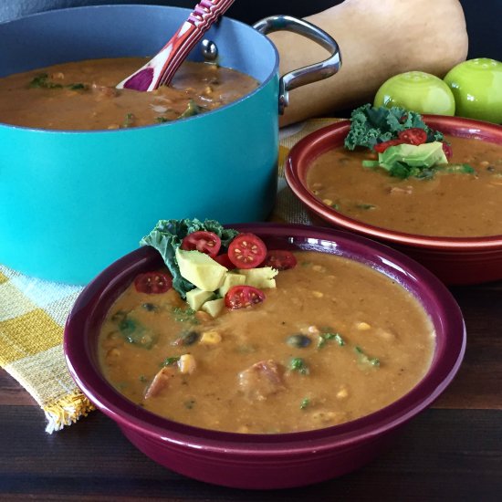 Roasted Butternut Chipotle Soup