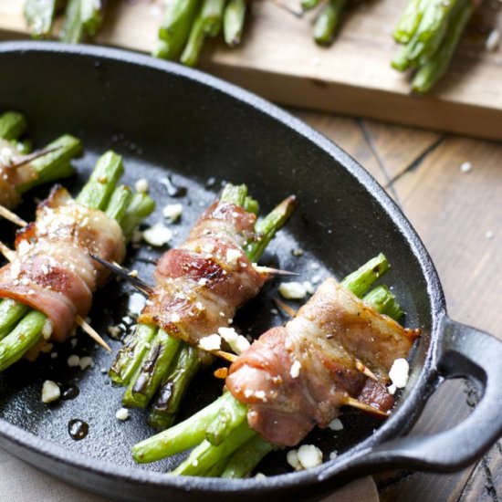 Grilled Bacon Wrapped Green Beans