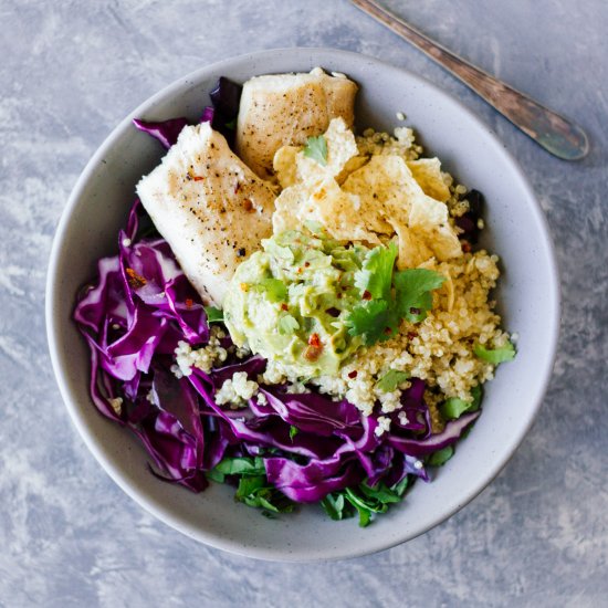 Mahi-Mahi Taco Bowls