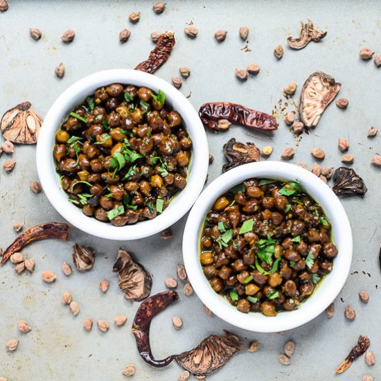 Spiced Red Chickpeas with Jaggery