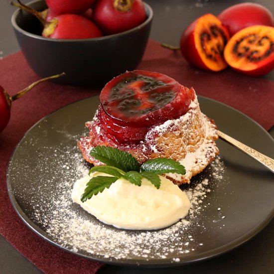 Tamarillo Upside Down Muffins