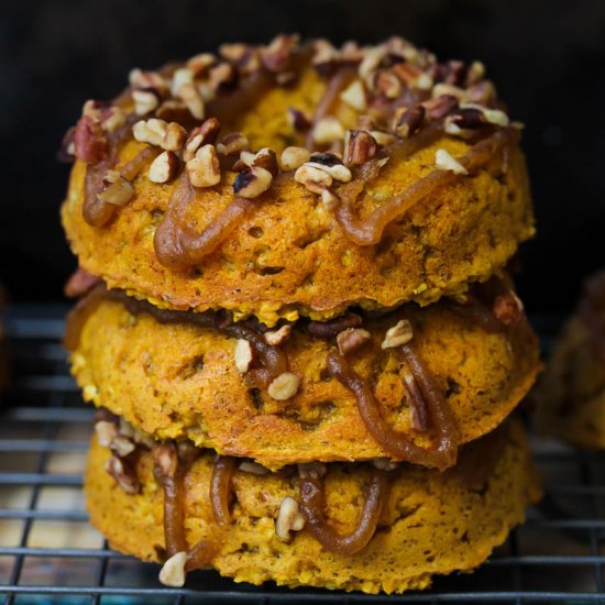 Sweet Potato Pecan Pie Donuts