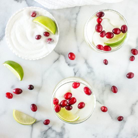 White Cranberry Margaritas