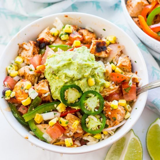 Chipotle Chicken Burrito Bowls