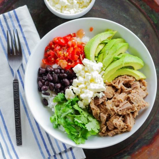 Easy & Healthy Beef Burrito Bowls