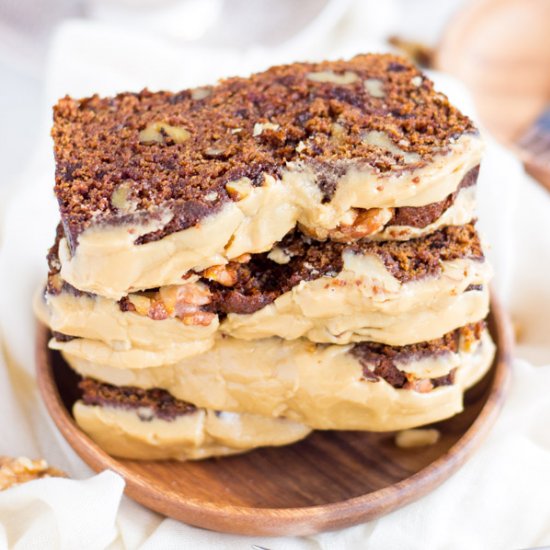 Coffee Date Walnut Bread