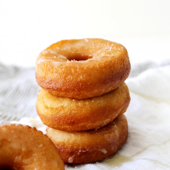 donuts with maple buttermilk glaze