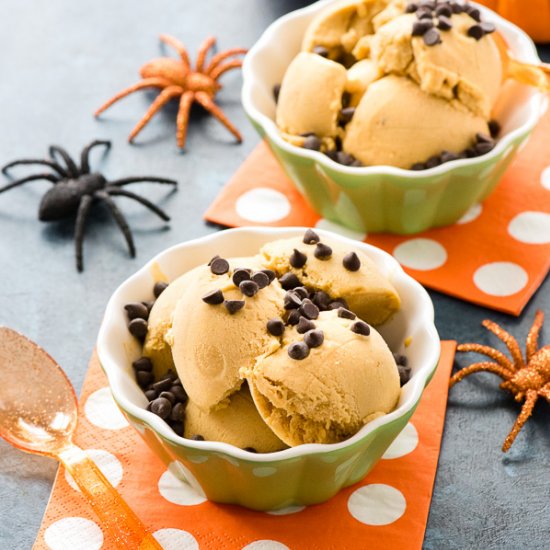 Vegan Pumpkin Spice Ice Cream