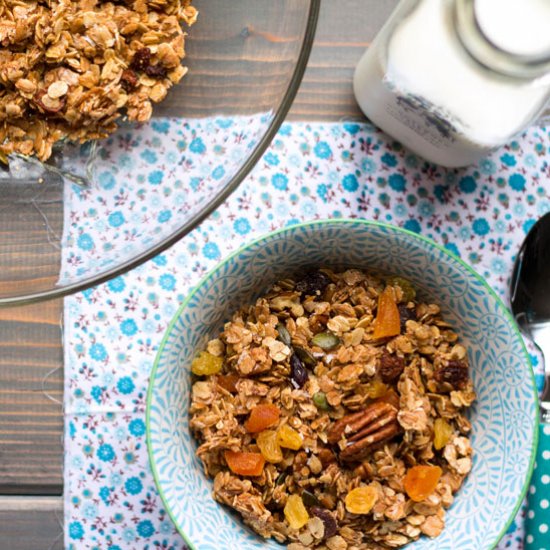 Toasted Coconut Crunchy Granola