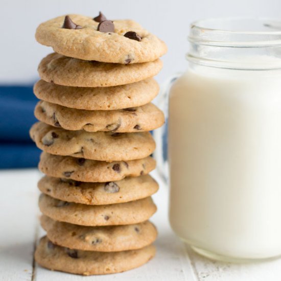 Egg Free Chocolate Chip Cookies