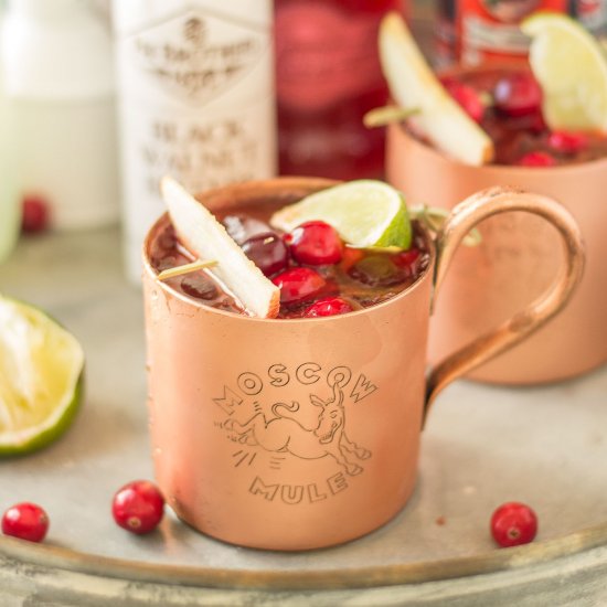 Cranberry Apple Moscow Mules