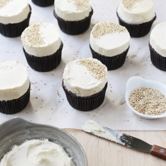 Dark Chocolate Cupcakes