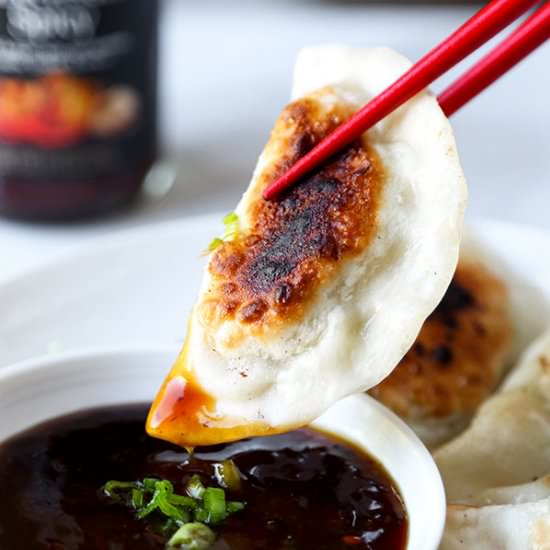 Shrimp Gyoza (Pan-Fried Dumplings)