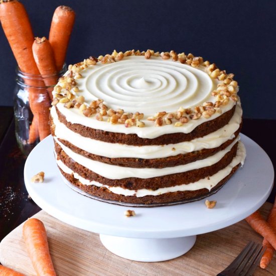 Carrot Cake w/ Maple Cream Cheese