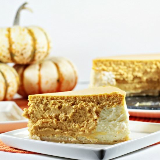 Pumpkin Layered Cheesecake