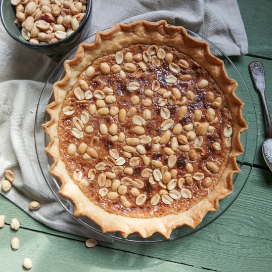 Peanut Brittle Pie