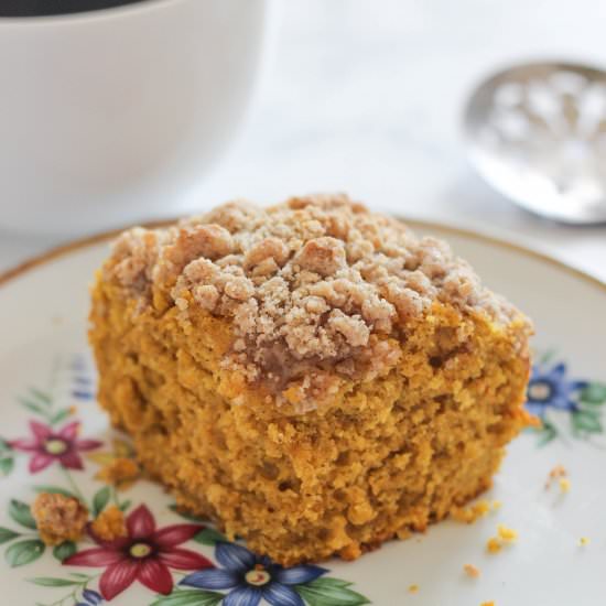 Pumpkin Crumb Coffee Cake