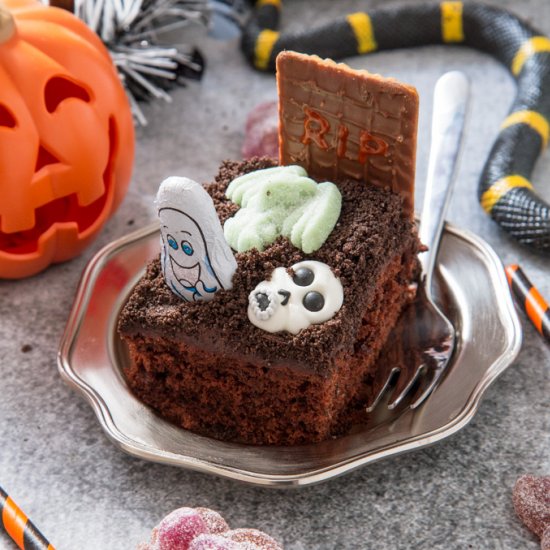 Chocolate Graveyard Cake