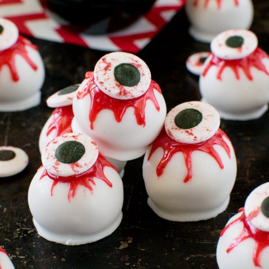 Peanut Butter Zombie Eyeballs