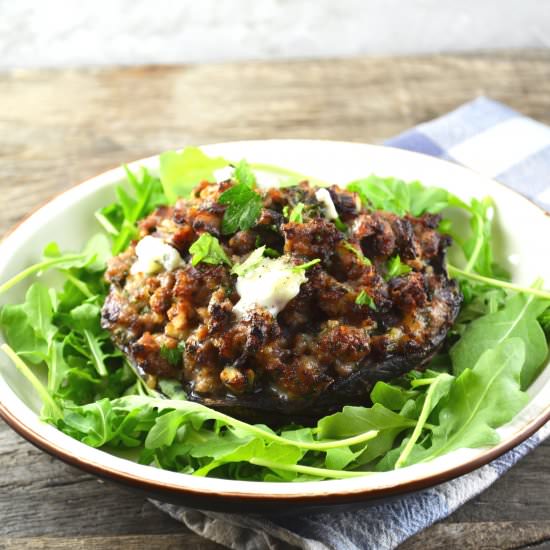 Sausage Stuffed Mushrooms