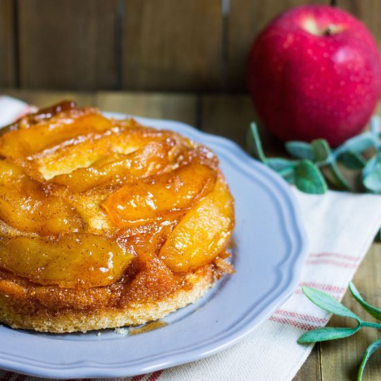 Upside-Down Apple Cake