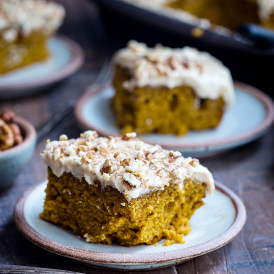 Bourbon Chai Pumpkin Snack Cake