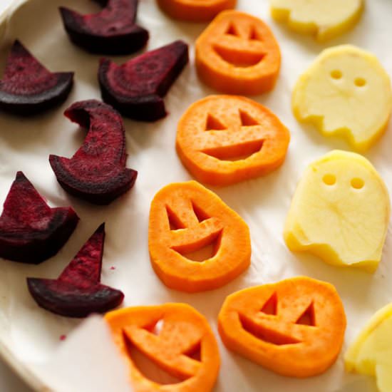 Halloween Roasted Veggies