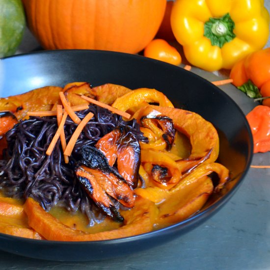 Black and Orange Ramen