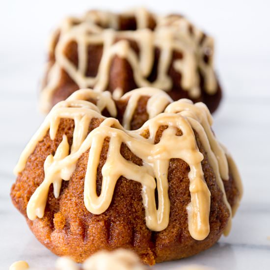 Pumpkin Spice Mini Bundt’s