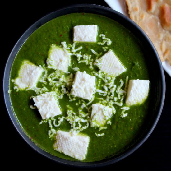 Palak Paneer | Spinach Cheese Curry