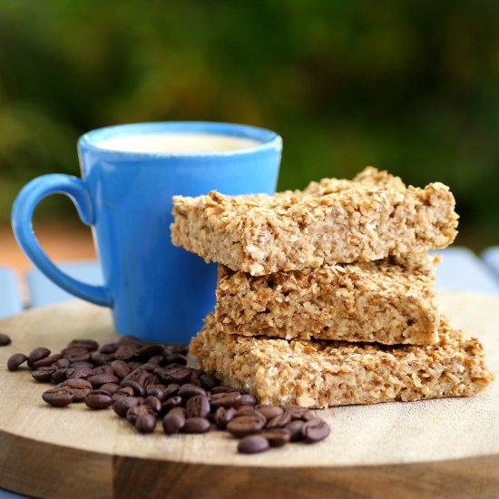 Healthy Coffee Baked Oatmeal Slice