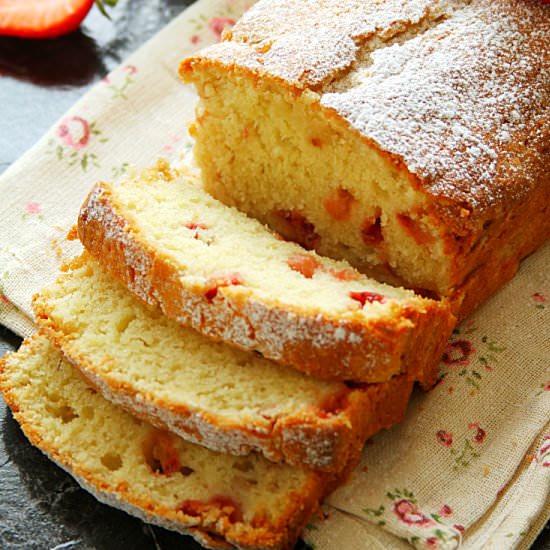 Strawberry Pound Cake