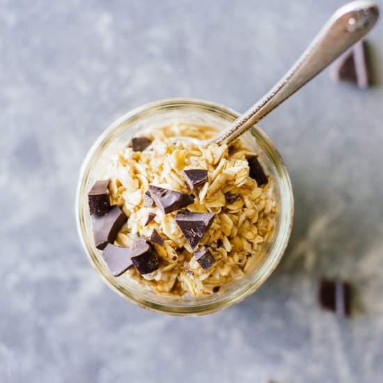 Mocha Latte Overnight Oats