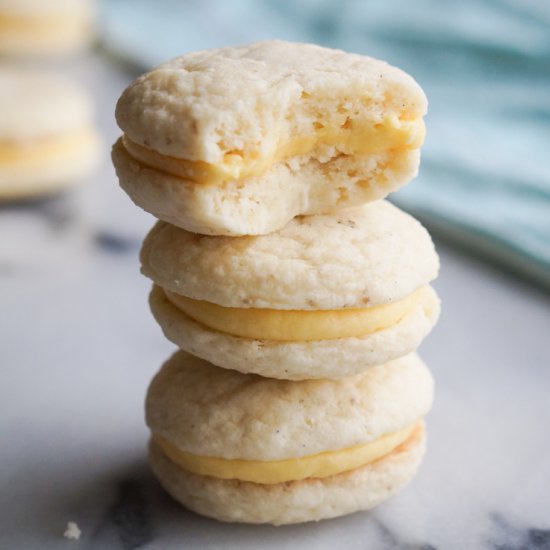 Mango Shortbread Creams