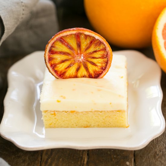 Cream Cheese Frosted Orange Cake