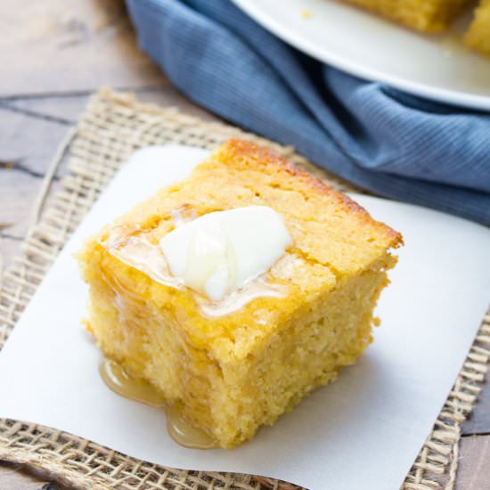 Sweet Honey Cornbread