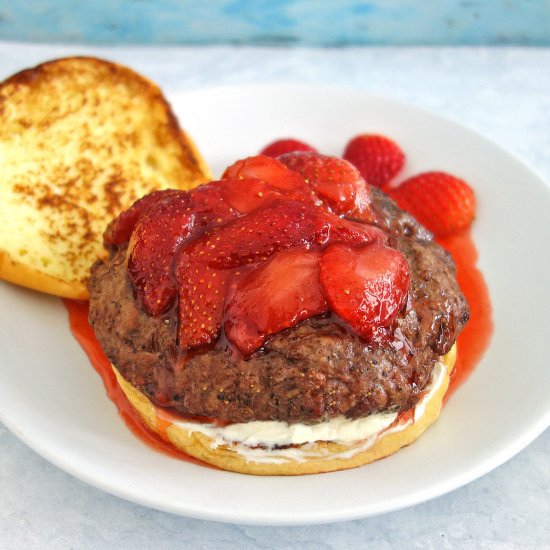 Strawberry French Toast Burger