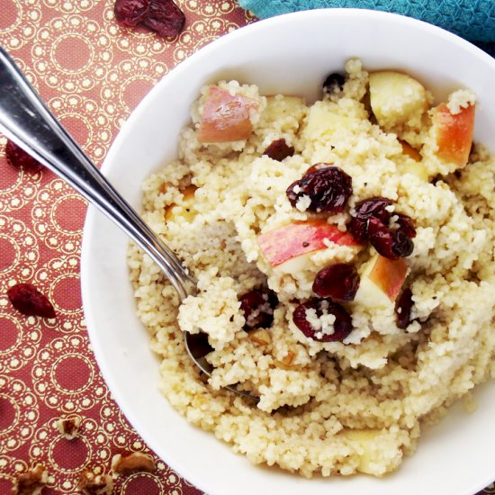 Cranberry Apple Couscous Salad