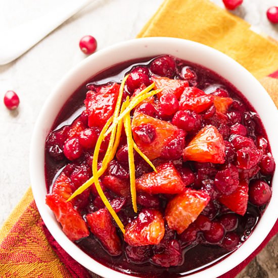 Port Orange Cranberry Sauce