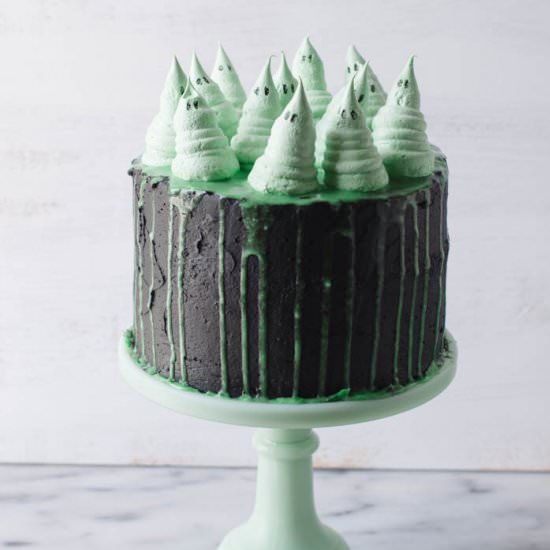 Green Ghoul Cake