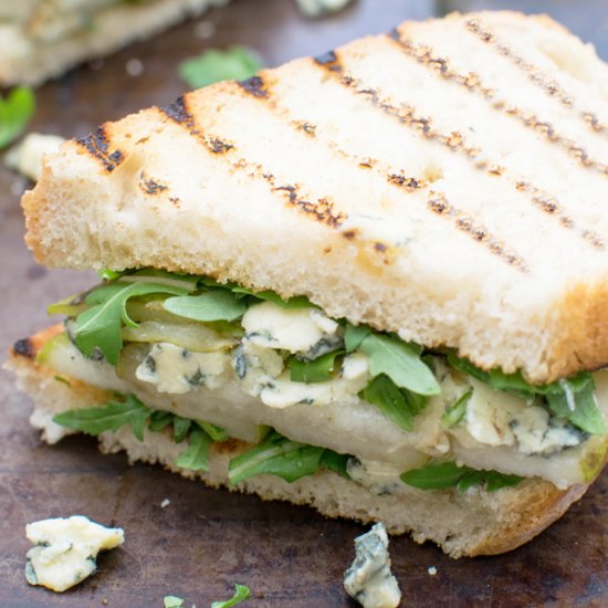 Pear, Stilton & Rocket Sandwich