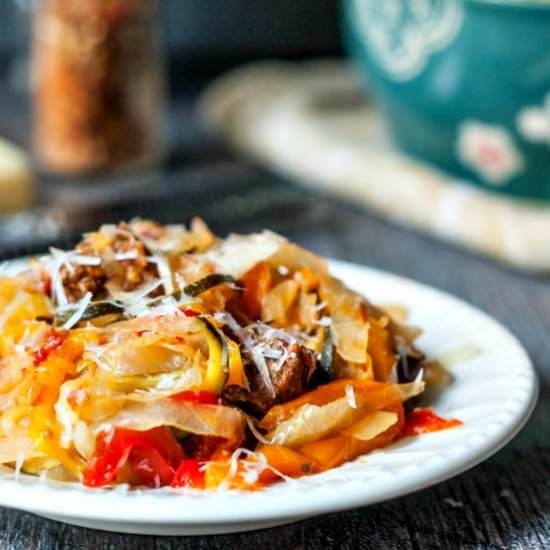 Slow Cooker Veggie Spaghetti (gf)