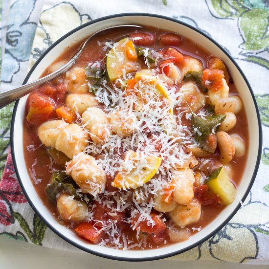 Crockpot Gnocchi Minestrone