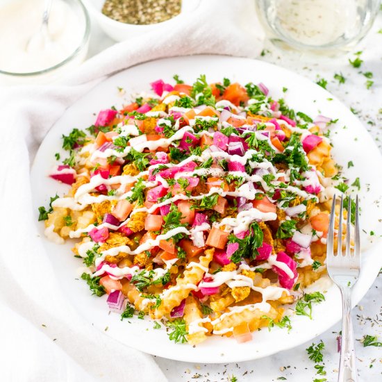 Loaded Chicken Shawarma Fries