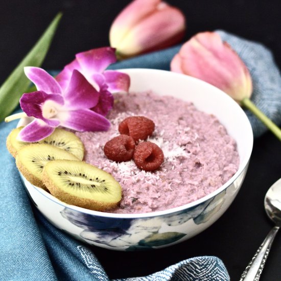 Paleo Raspberry Oatmeal