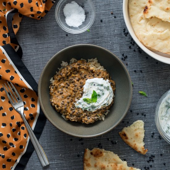 Pumpkin Black Lentil Daal