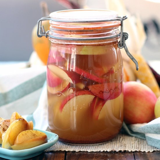 Spiced Probiotic Apples