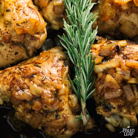 Rosemary And Onion Roast Chicken