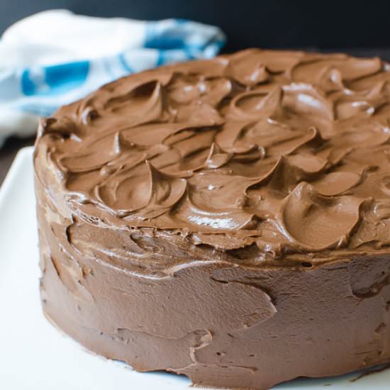 Double Chocolate Layer Cake